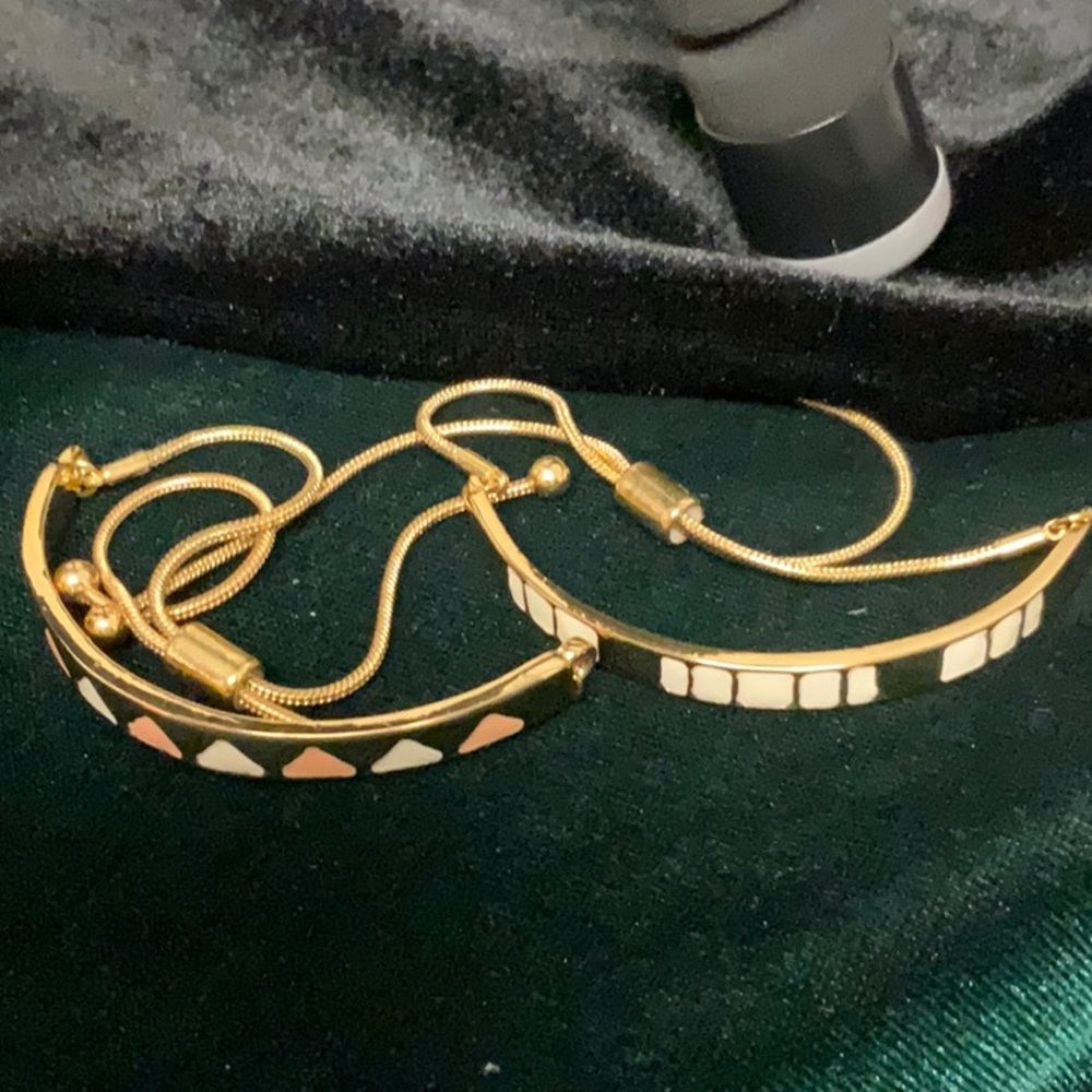 Gold Tone Bracelets (2)